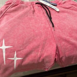 Pink men shorts Size M